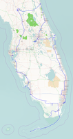 Übersichtskarte von Florida